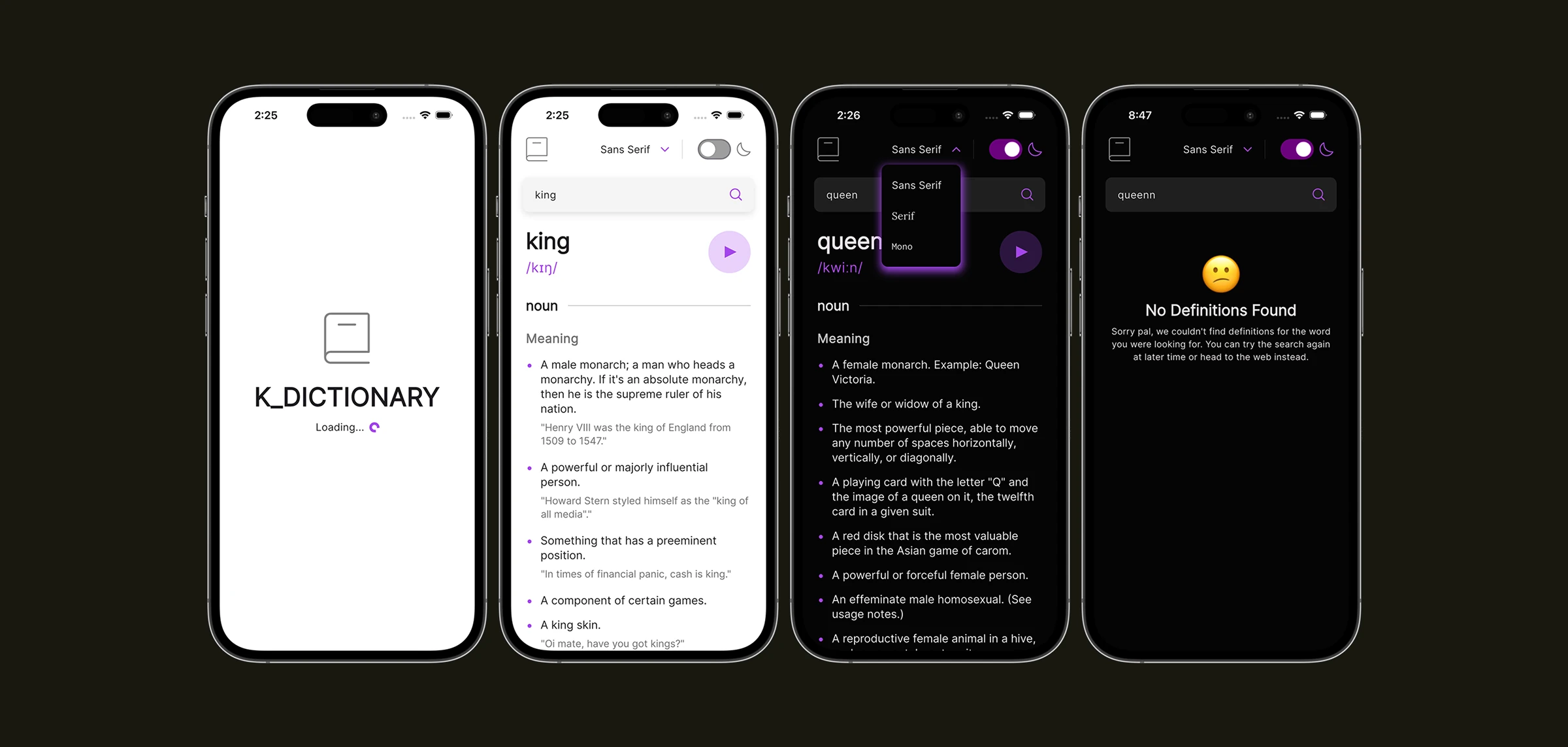 K_Dictionary interface